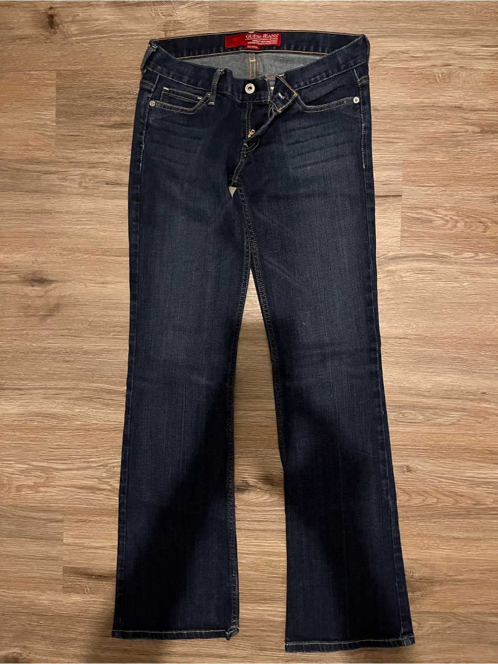 Guess Women's Dark Blue Flare Jeans